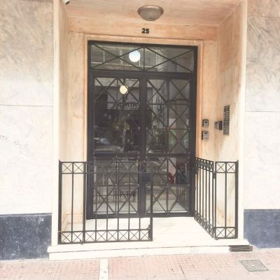 The entrance