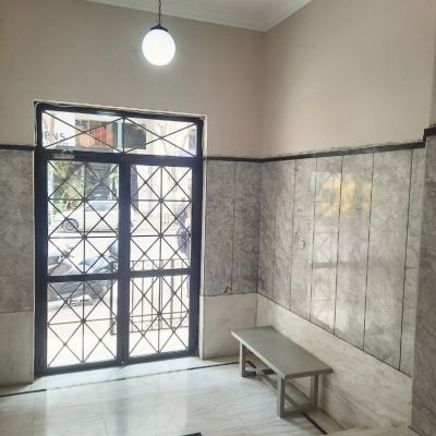 The entrance from inside